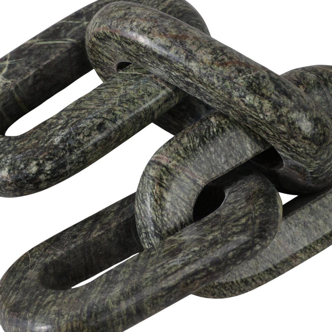 14X3" 4-LINK MARBLE CHAIN, FOREST GREEN