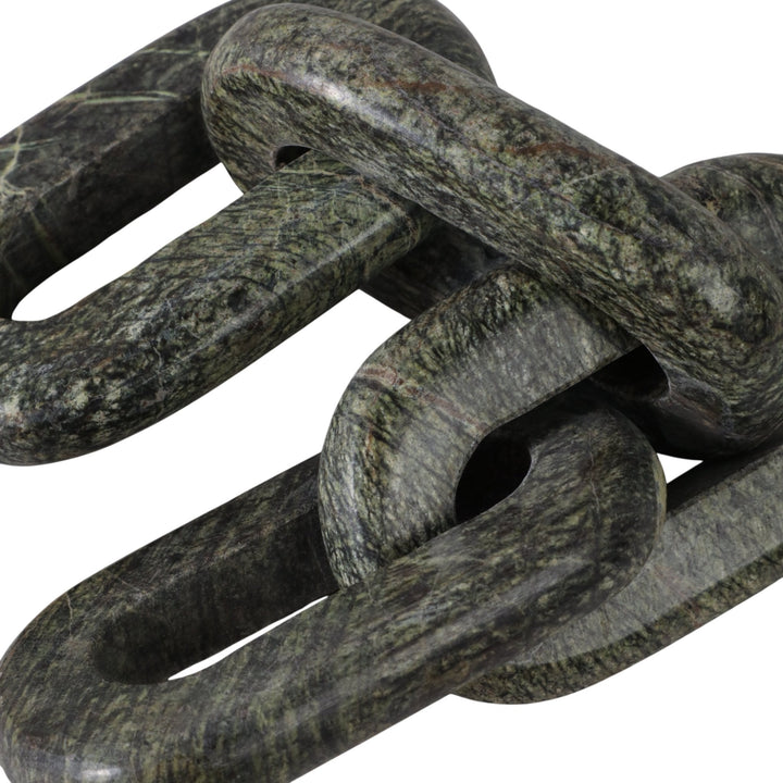 14X3" 4-LINK MARBLE CHAIN, FOREST GREEN