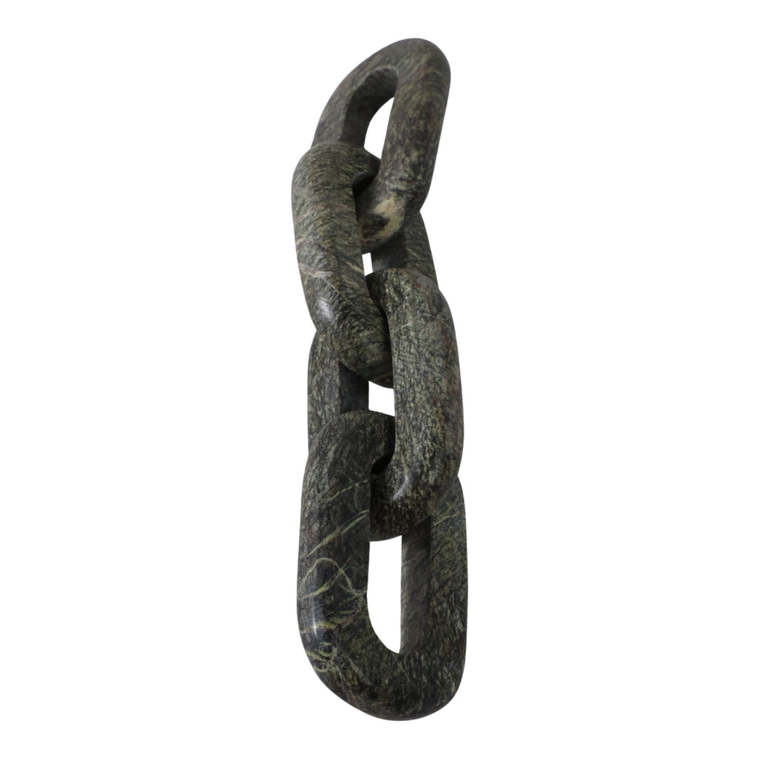 14X3" 4-LINK MARBLE CHAIN, FOREST GREEN