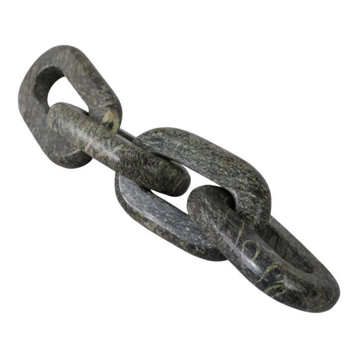 14X3" 4-LINK MARBLE CHAIN, FOREST GREEN