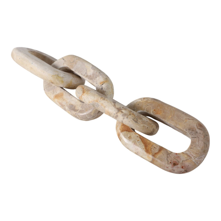 14X3" 4-LINK MARBLE CHAIN, LIGHT LEOPARD