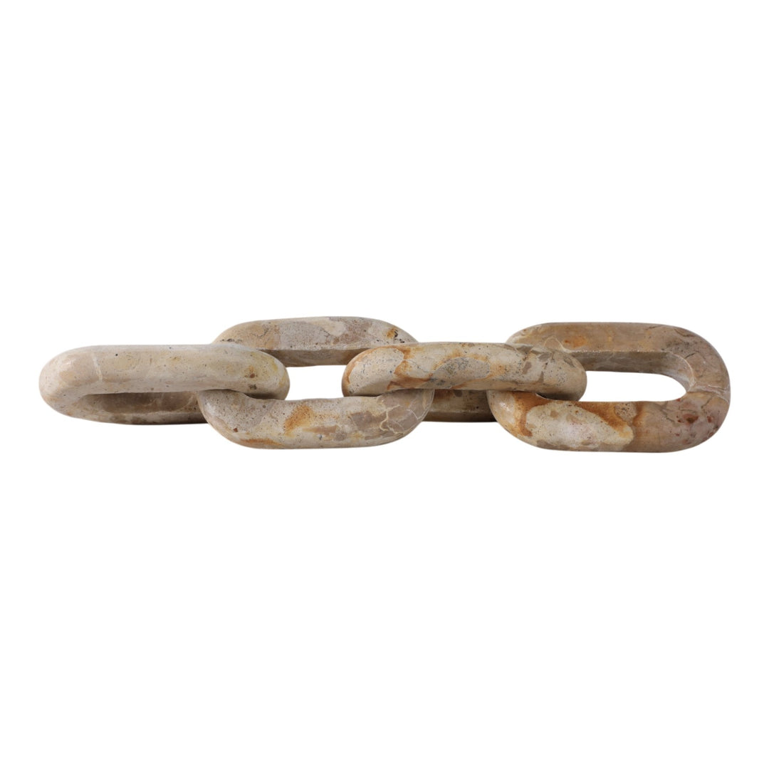 14X3" 4-LINK MARBLE CHAIN, LIGHT LEOPARD