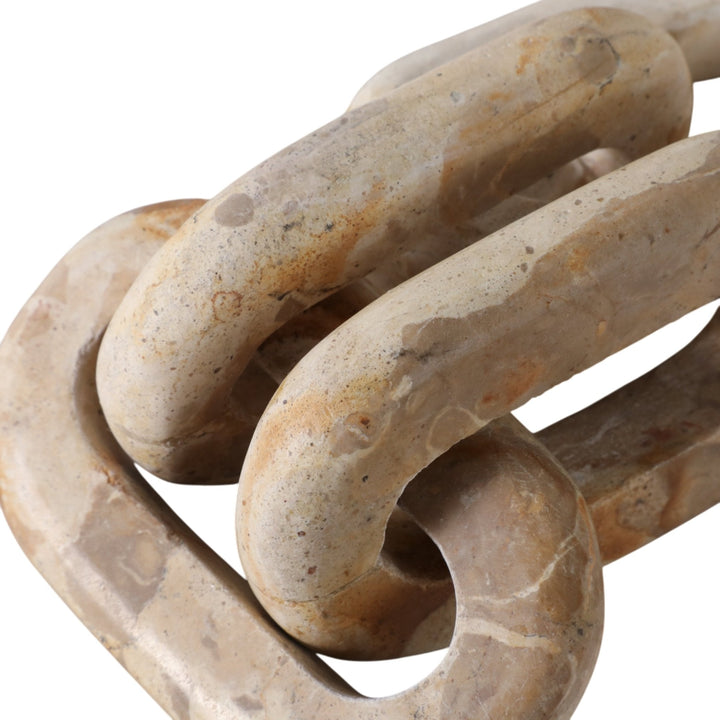 14X3" 4-LINK MARBLE CHAIN, LIGHT LEOPARD