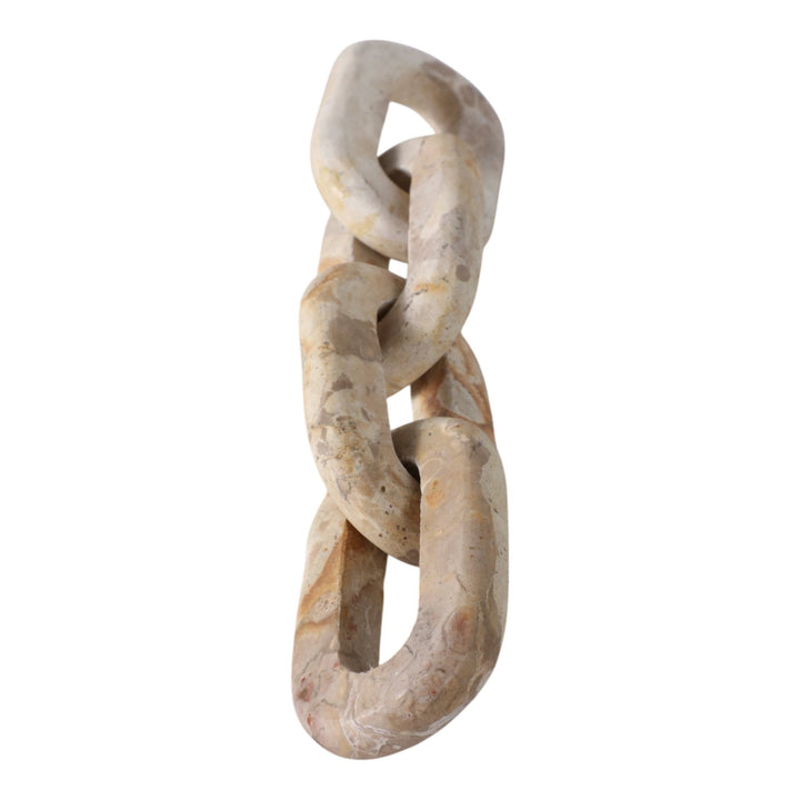 14X3" 4-LINK MARBLE CHAIN, LIGHT LEOPARD