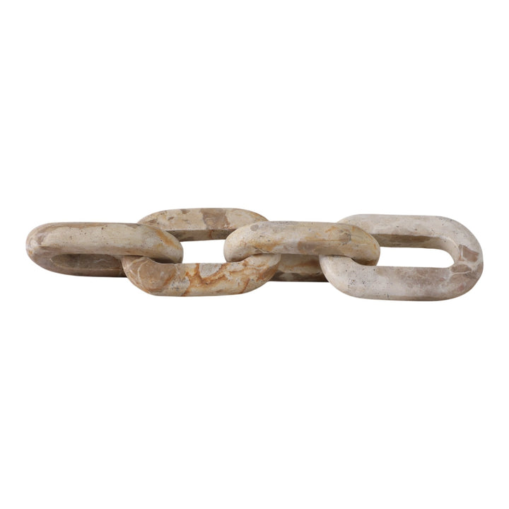 14X3" 4-LINK MARBLE CHAIN, LIGHT LEOPARD