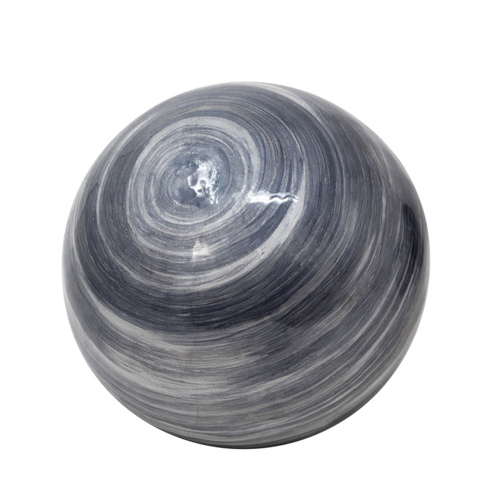 S/3 4/5/6" METAL ORBS, BLUE GRAY