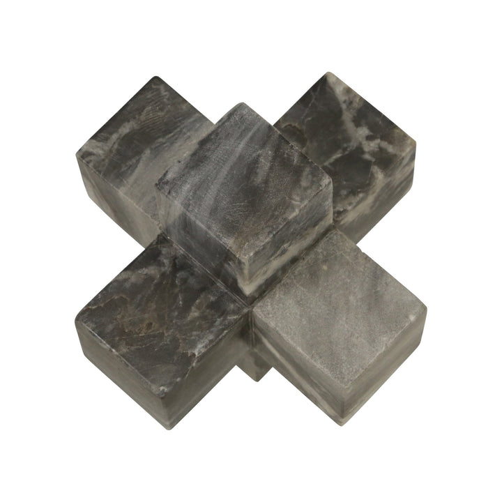 MARBLE 7" JACK DECOR, GRAY