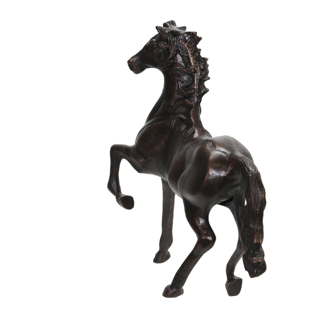 ALUMINUM 16"H HORSE SCULPTURE, COPPER