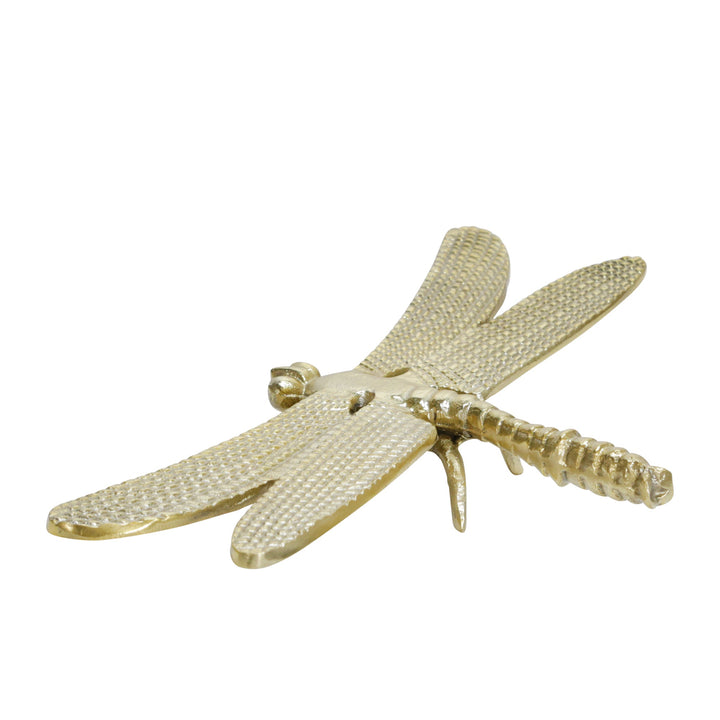 METAL 14" DRAGONFLY DECO, GOLD