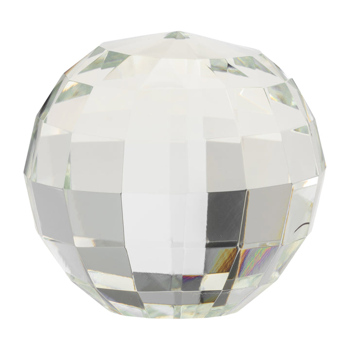 CRYSTAL 3" ORB, CLEAR