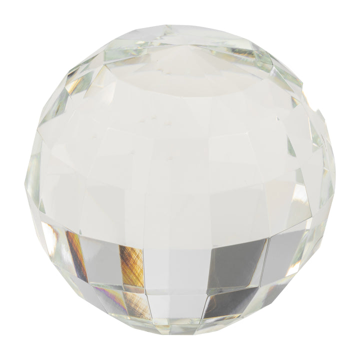 CRYSTAL 3" ORB, CLEAR