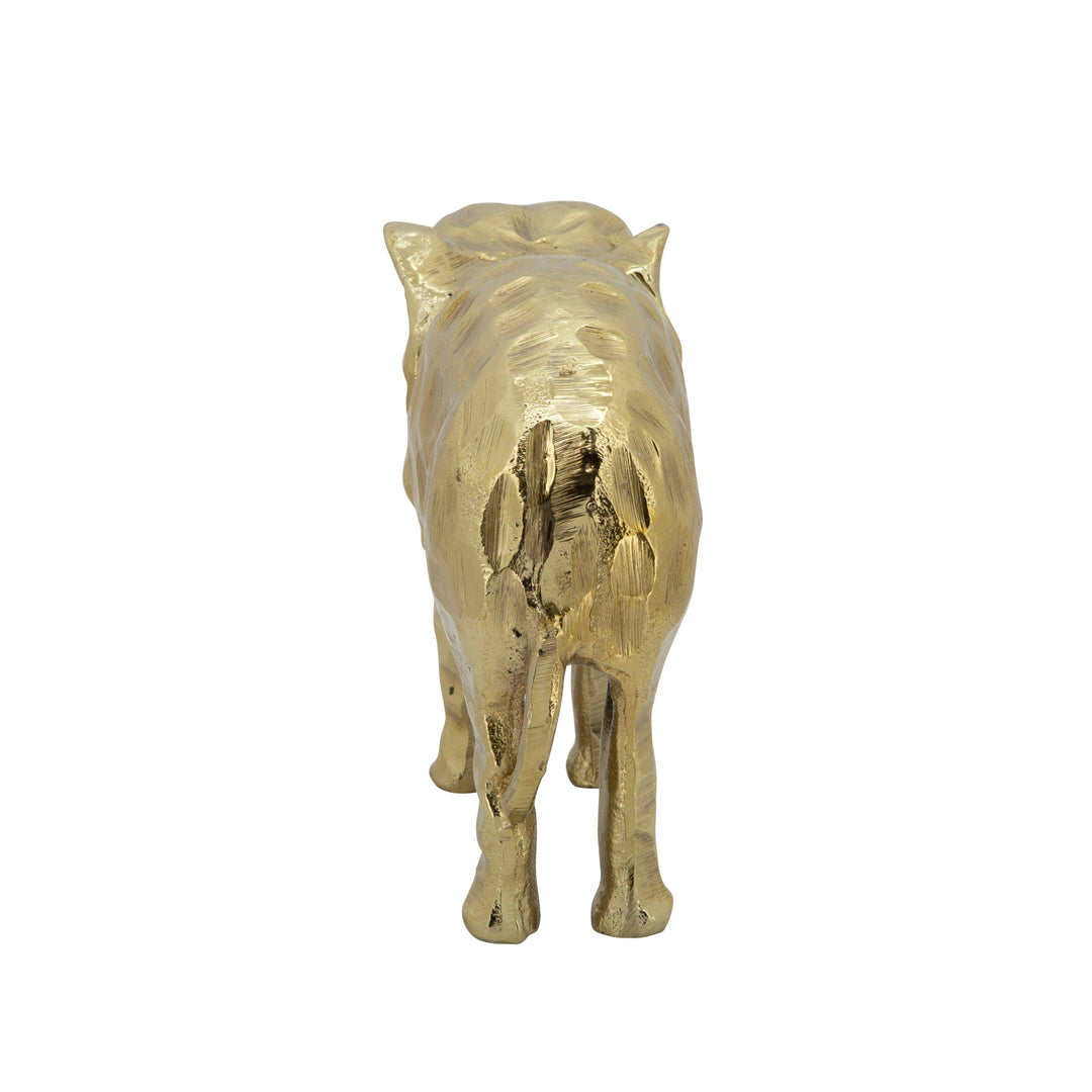 METAL 11" ELEPHANT, GOLD