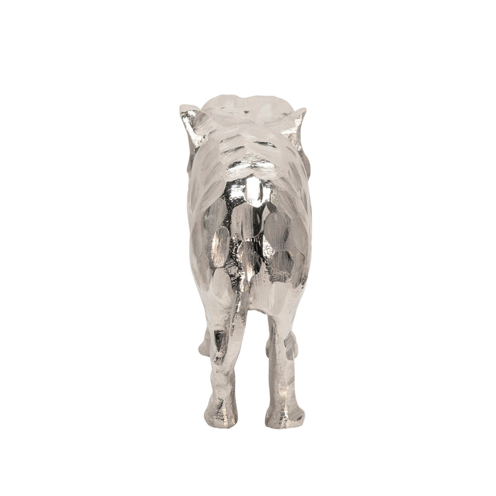 METAL 11" ELEPHANT, SILVER