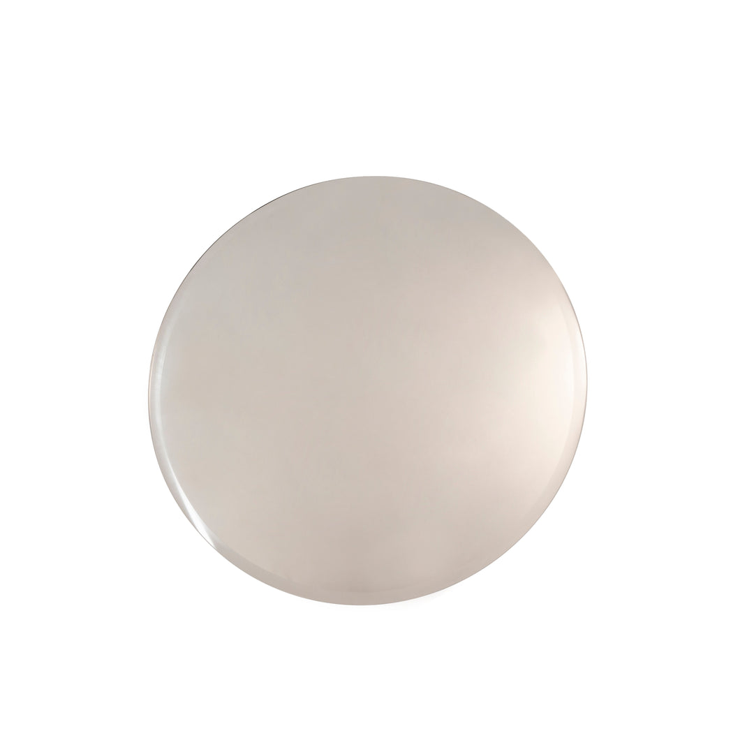 Metal Side Table W/Mirror Top