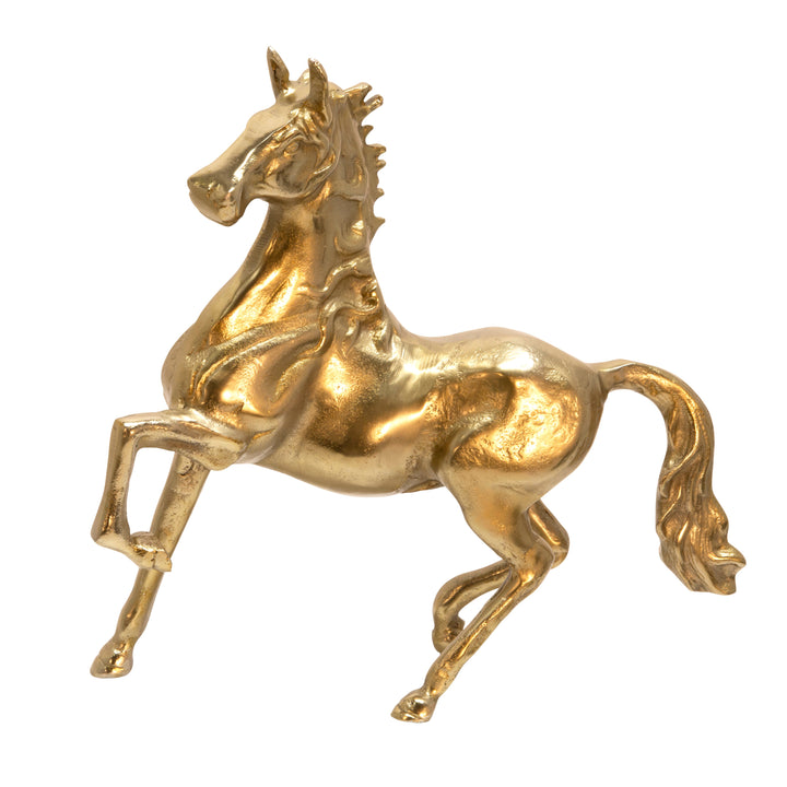 16" HORSE SCULPTURE, GOLD