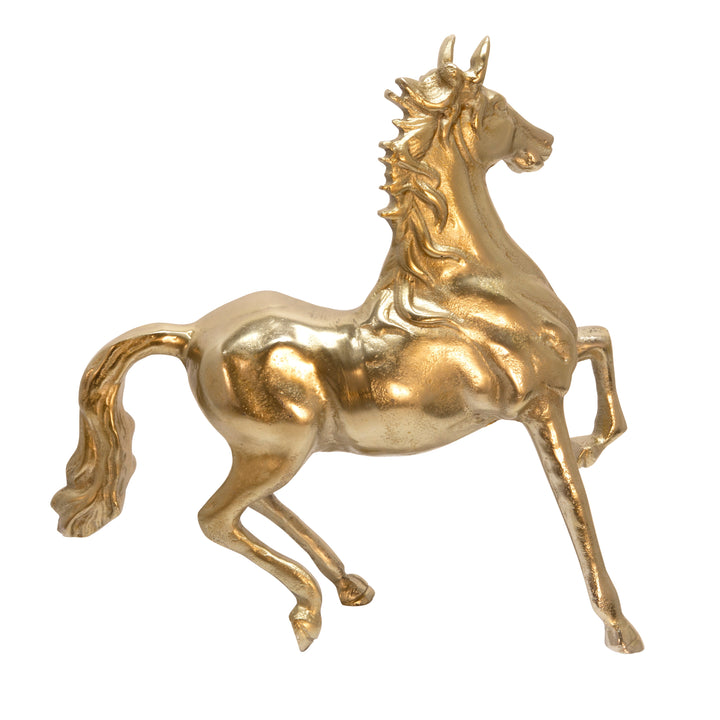 16" HORSE SCULPTURE, GOLD