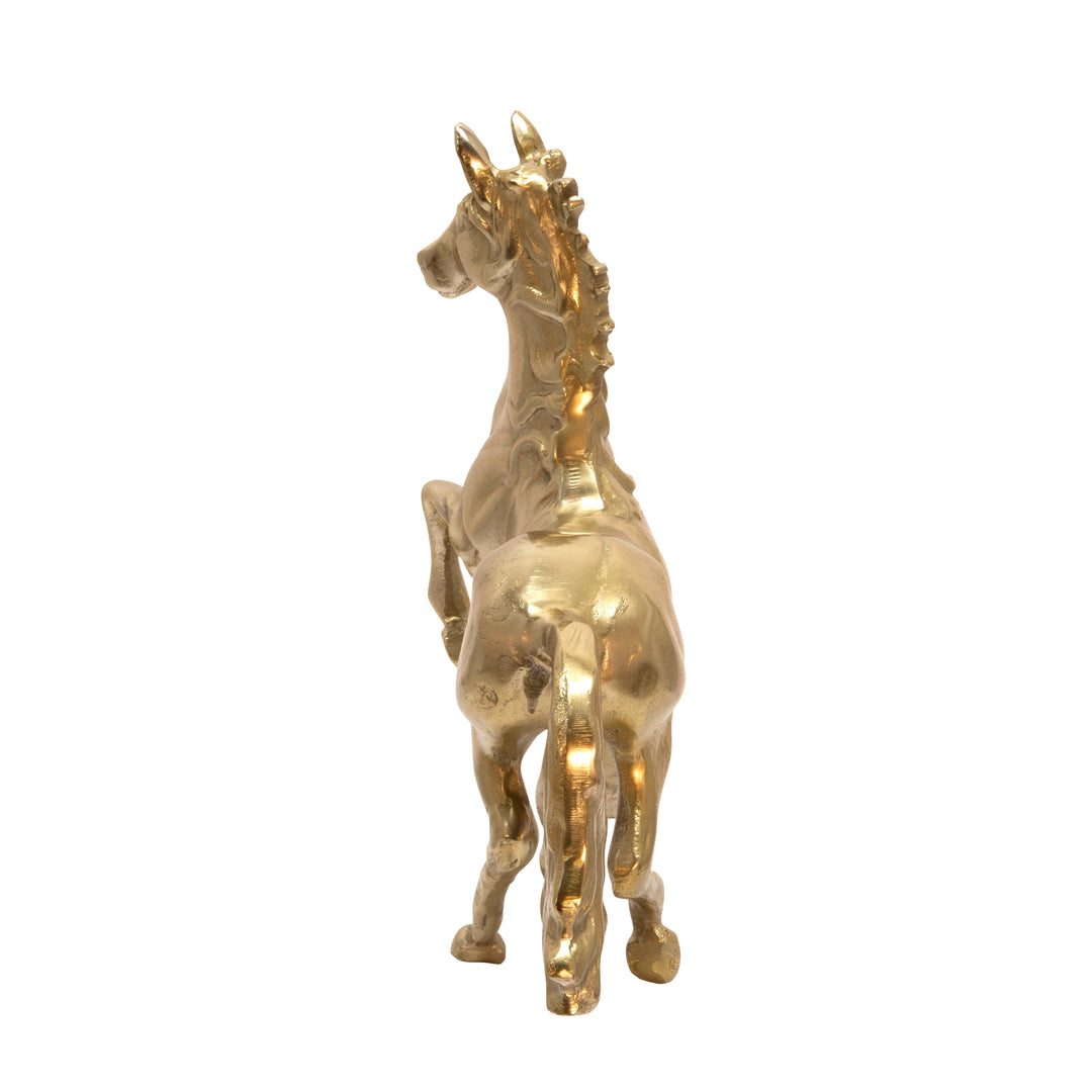 16" HORSE SCULPTURE, GOLD