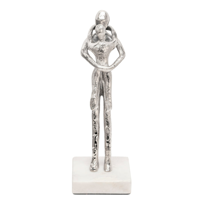 13" MOTHER AND CHILD, SILVER