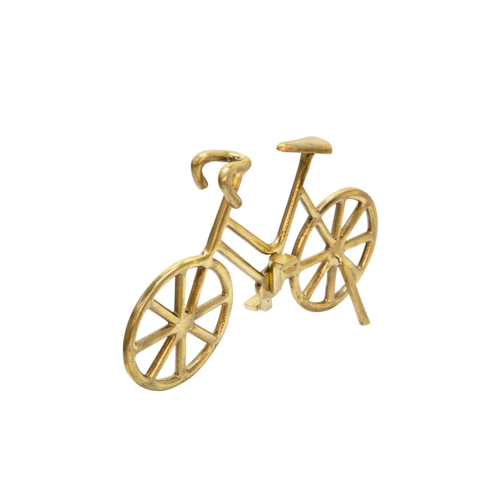 9" METAL BICYCLE, GOLD