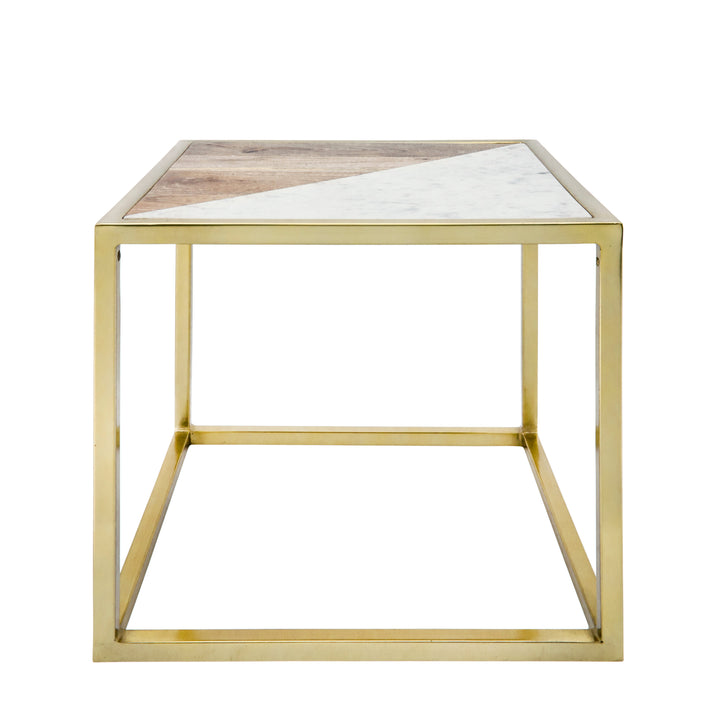 S/3 NESTING COFFEE TABLE, GOLD