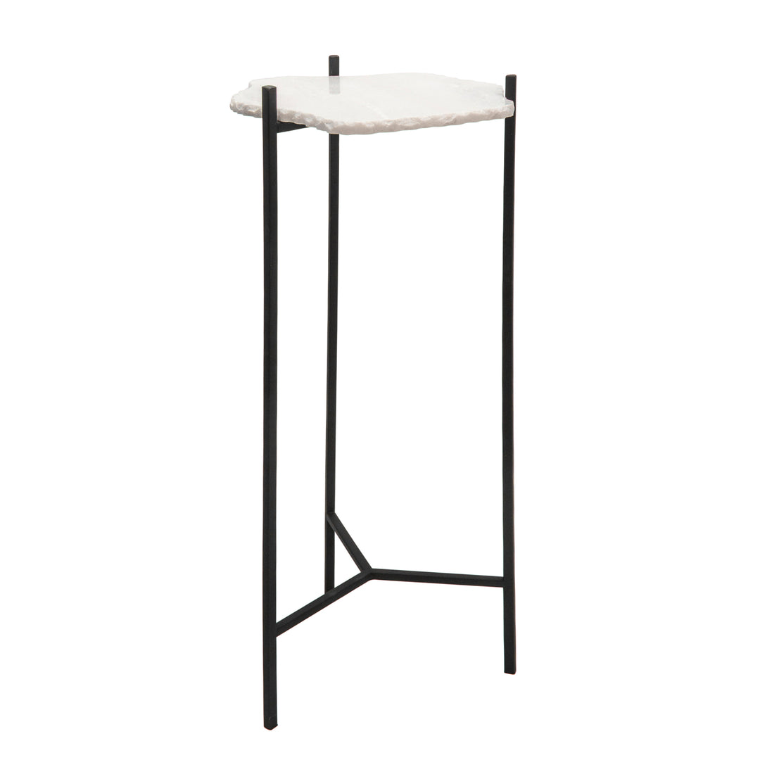 34"H PEDESTAL TABLE, BLACK