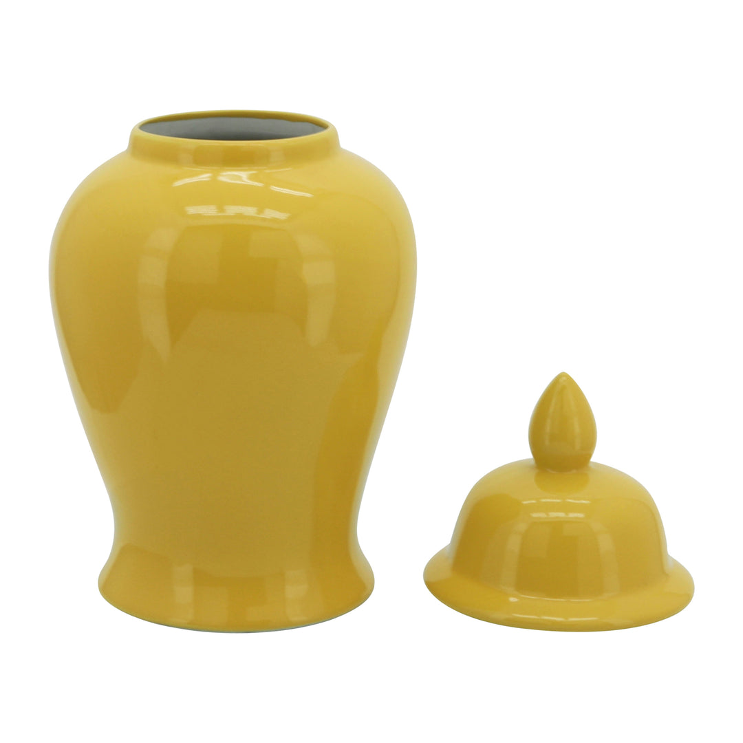 18" Temple Jar, Yellow