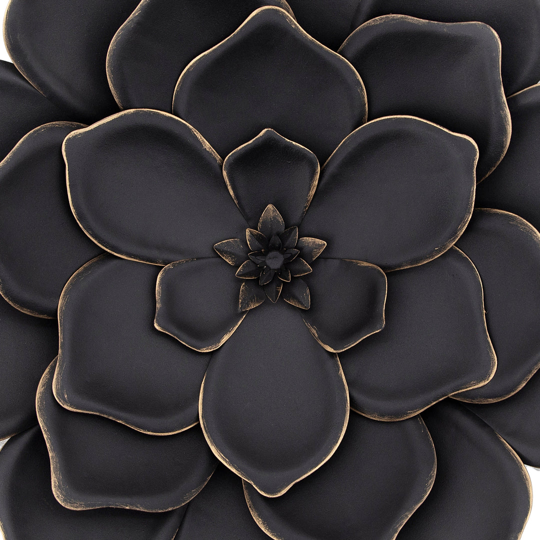 METAL 20" MULTI-LAYER FLOWER WALL DE