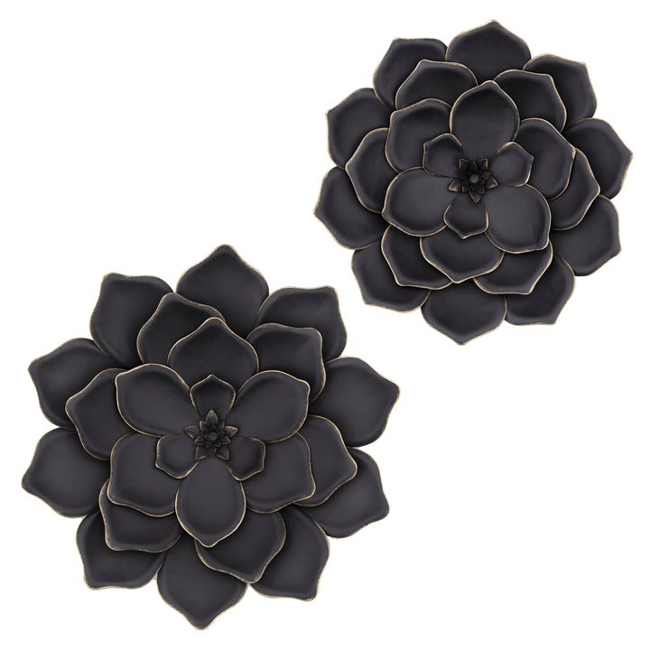 METAL 20" MULTI-LAYER FLOWER WALL DE