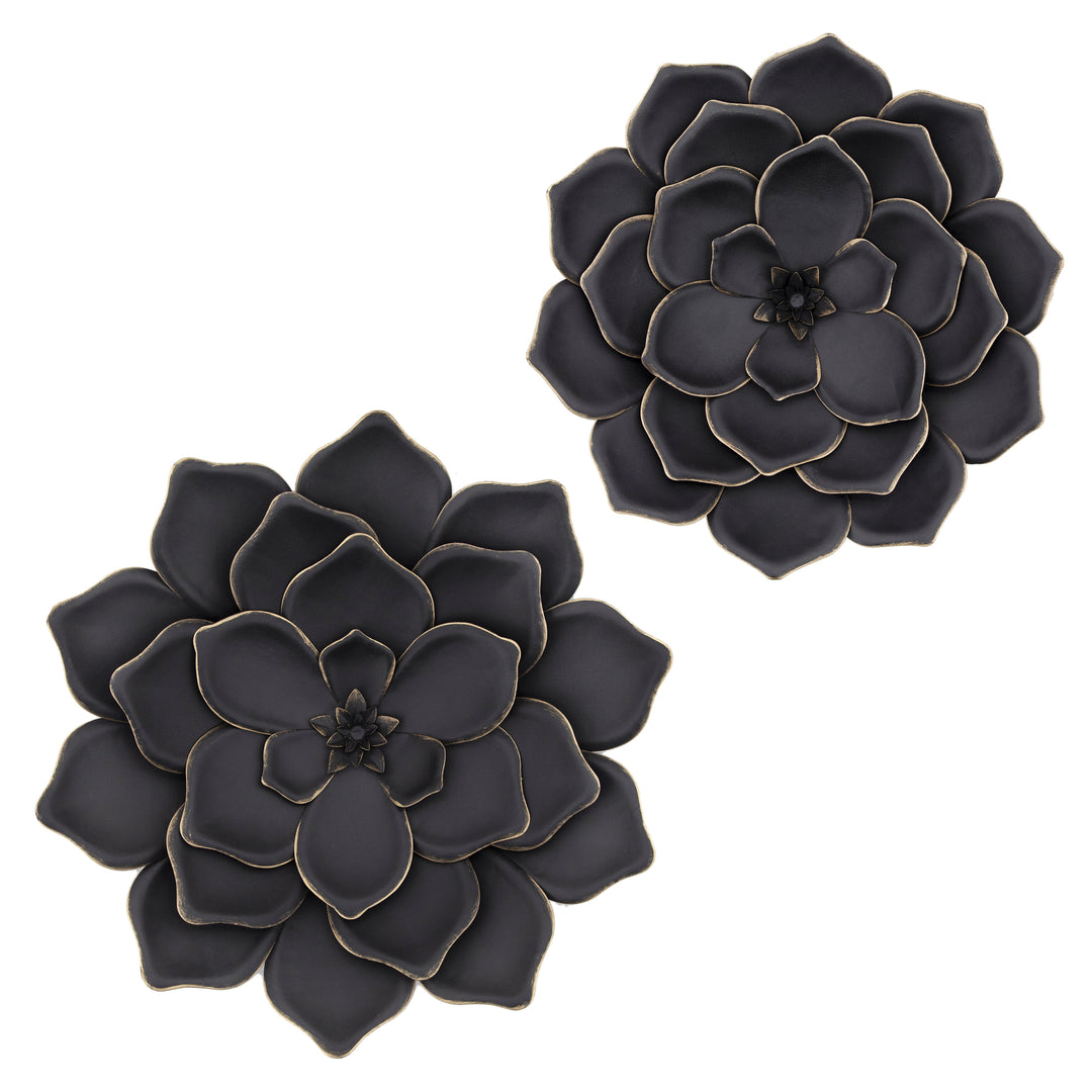 METAL 17" MULTI-LAYER FLOWER WALL DE