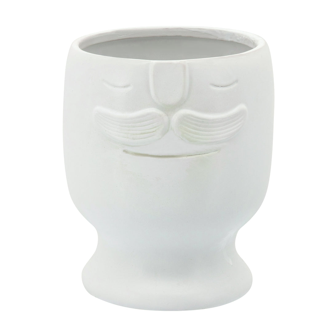 S/2 FACE PLANTER 6/7", WHITE