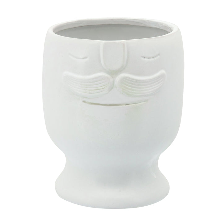 S/2 FACE PLANTER 6/7", WHITE