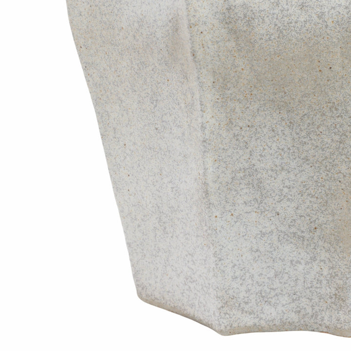 15"DELRIO SMALL PORCELAIN VASE, GRAY