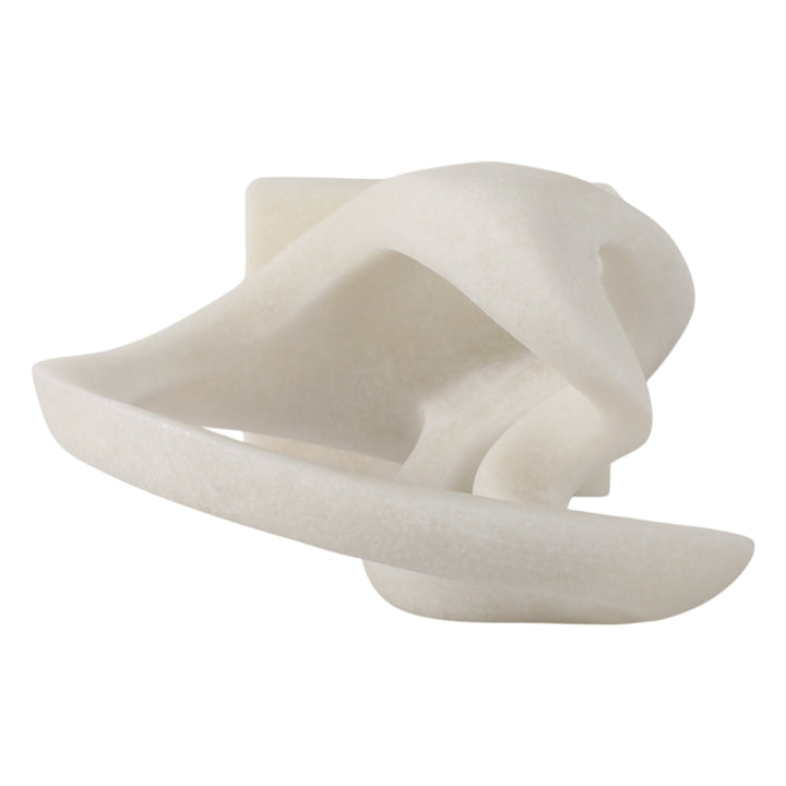 16" Cowley Quartz Resin Statuary, White