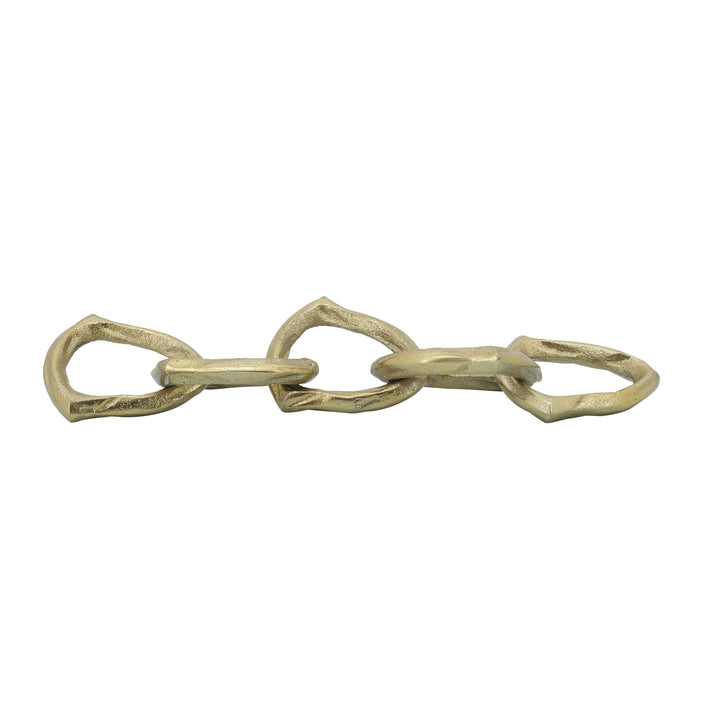 METAL 15" CHAIN LINKS, GOLD