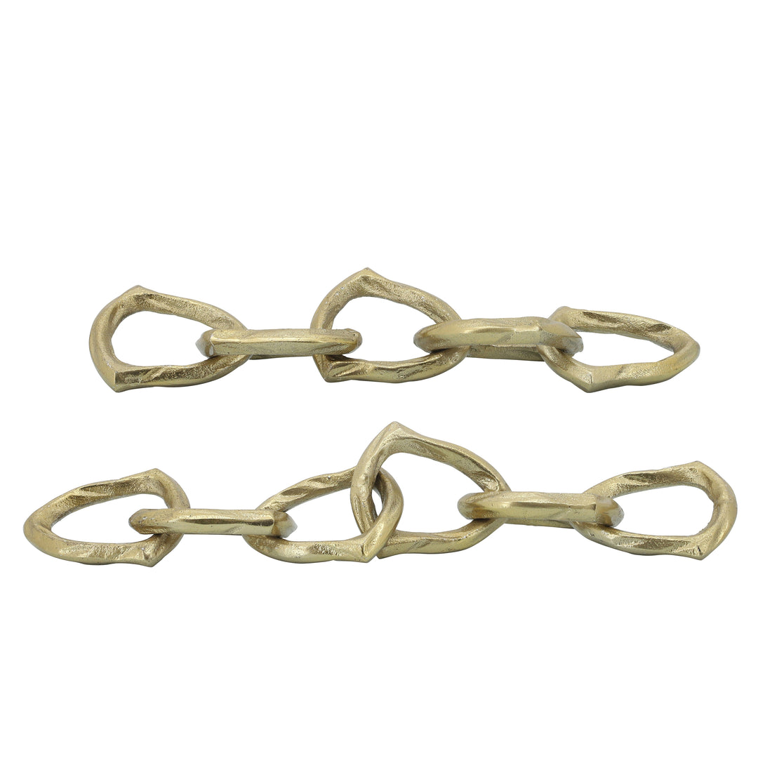 METAL 15" CHAIN LINKS, GOLD