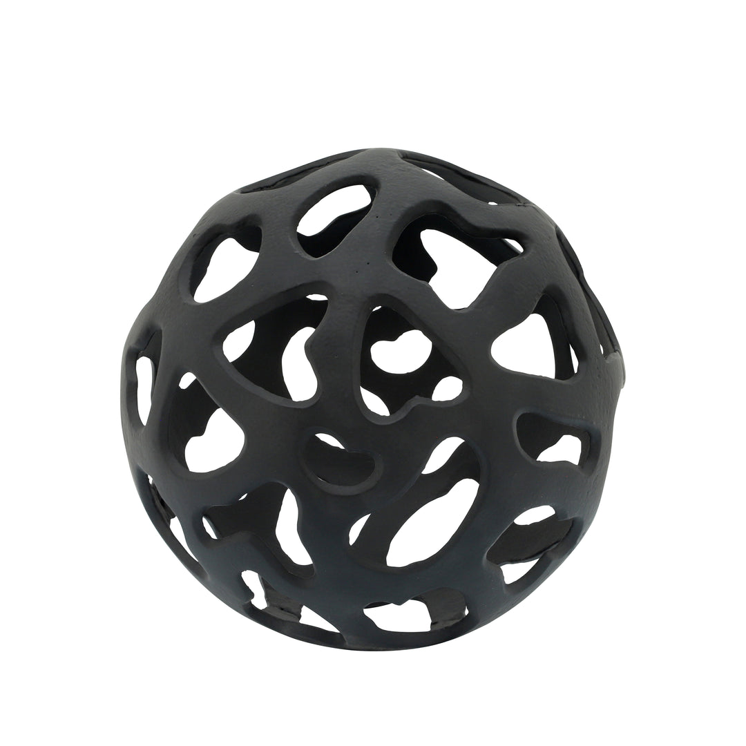 METAL 10" CUT-OUT ORB,BLACK