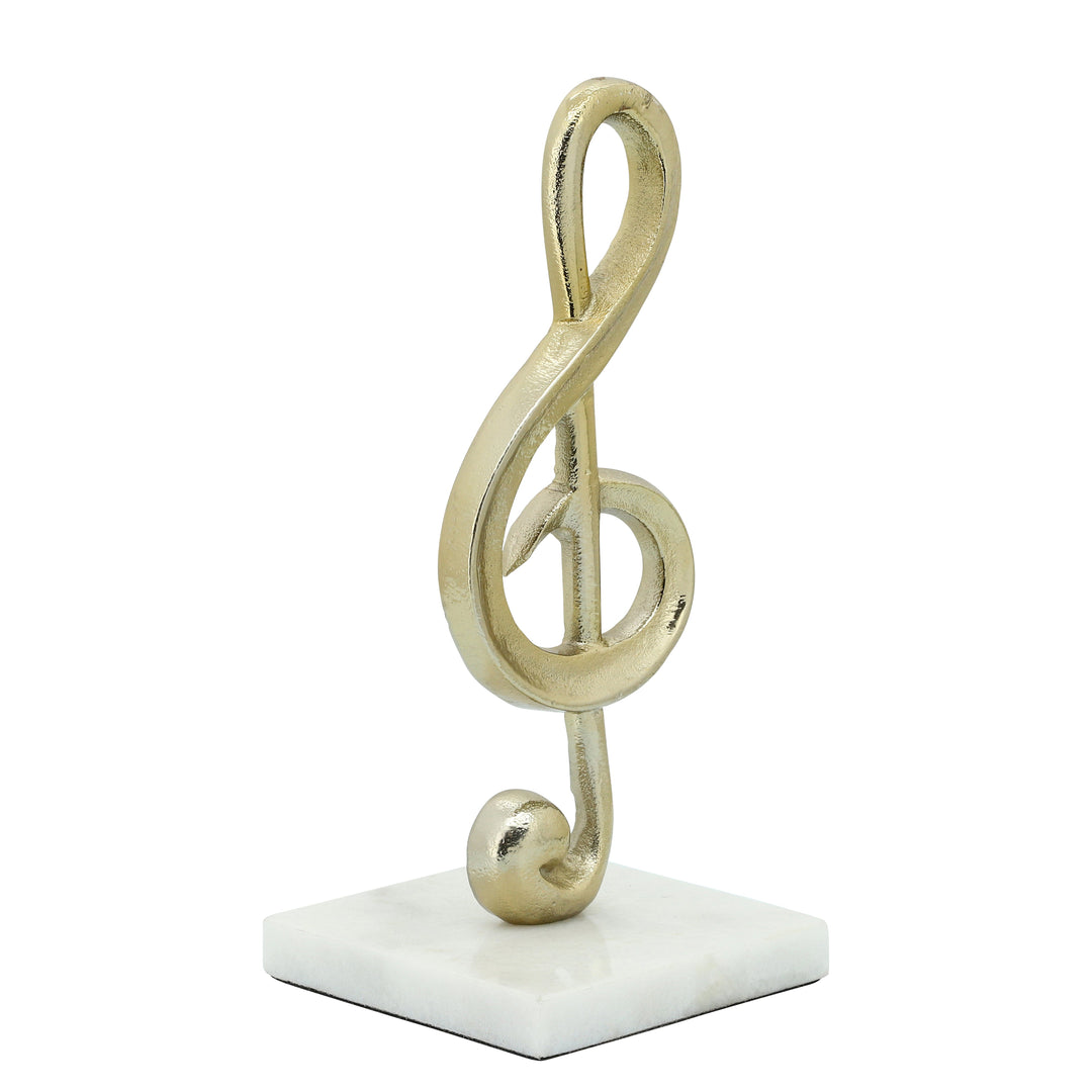 METAL 9" G-CLEF ACCENT, GOLD