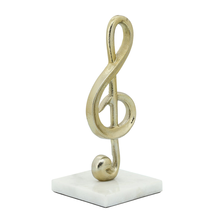 METAL 9" G-CLEF ACCENT, GOLD