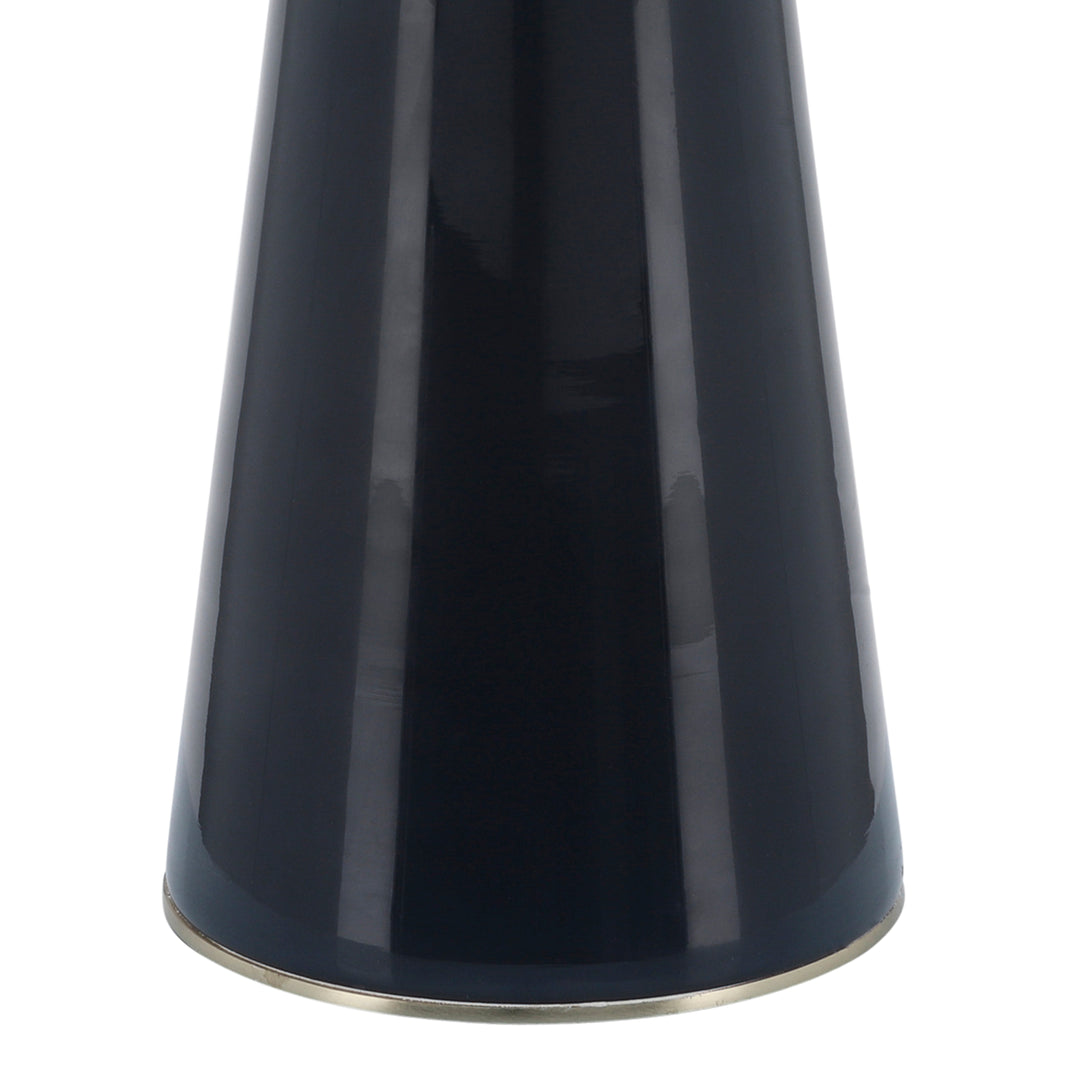 Marble Top, 18"H Nebular Side Table, Blue
