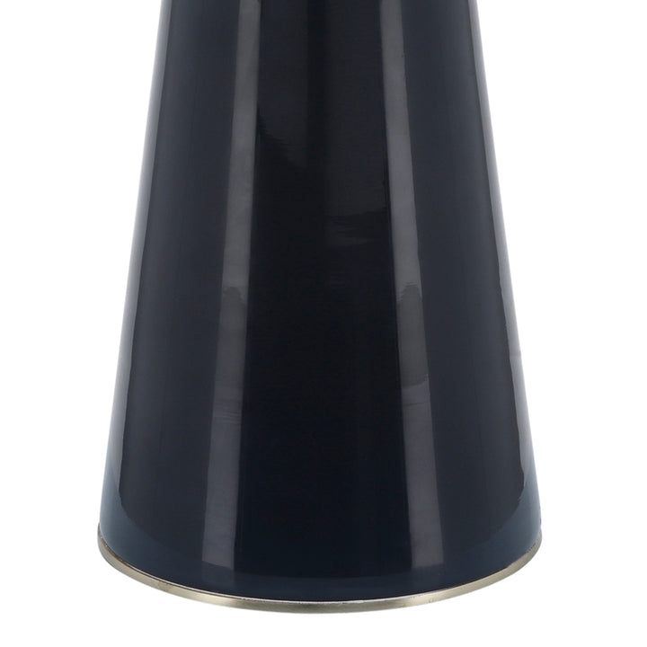 Marble Top, 18"H Nebular Side Table, Blue