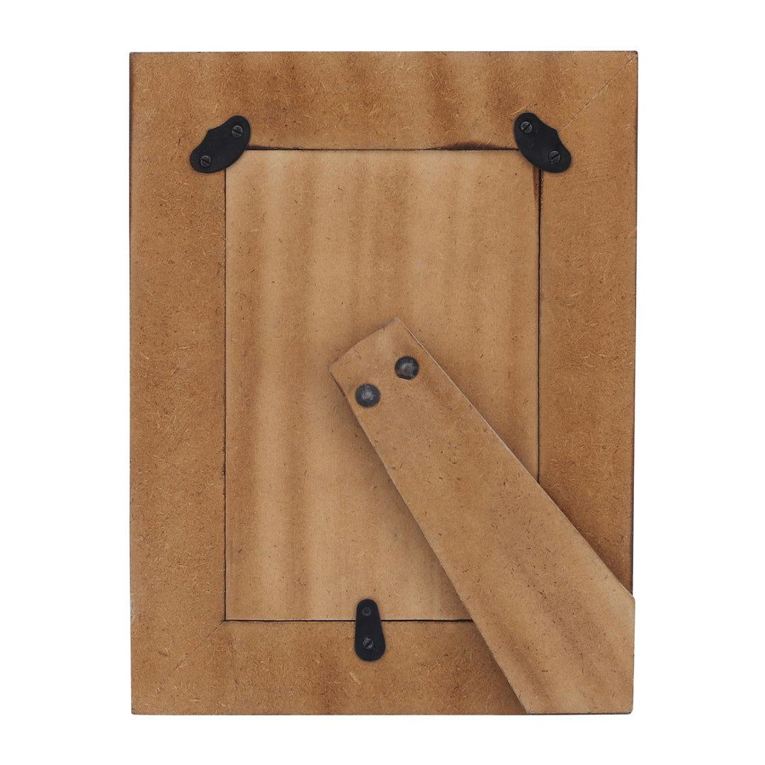 Resin, 4X6 Capiz Design Photo Frame, Silver