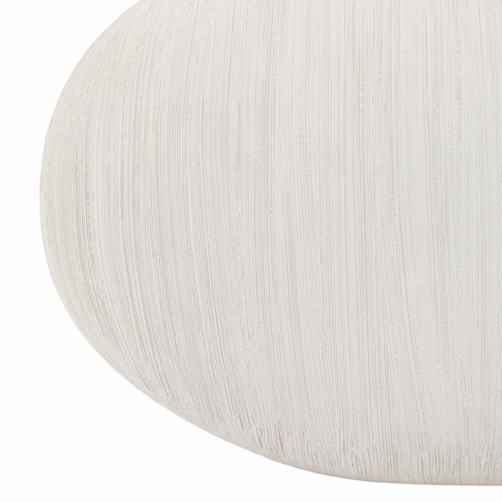 16x11" Cascais Small White Portugal Vase