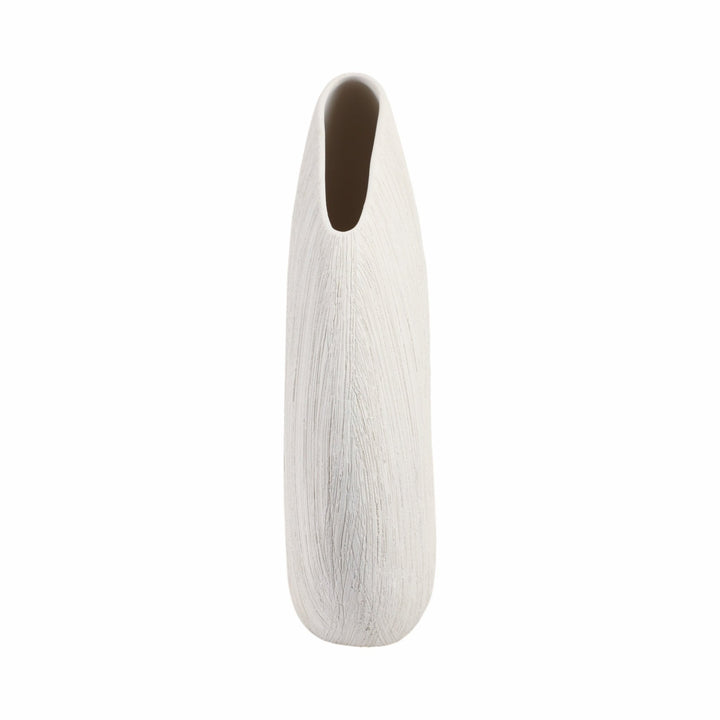 16x15" Cascais Large White Portugal Vase