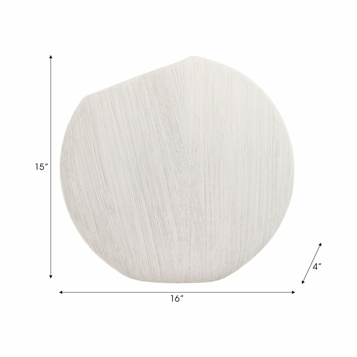 16x15" Cascais Large White Portugal Vase
