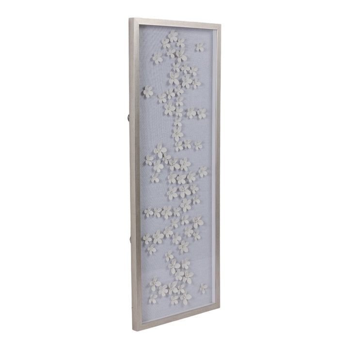 16X42 CHARNEY DIMENSIONAL FLOWER SHADOWBOX ART