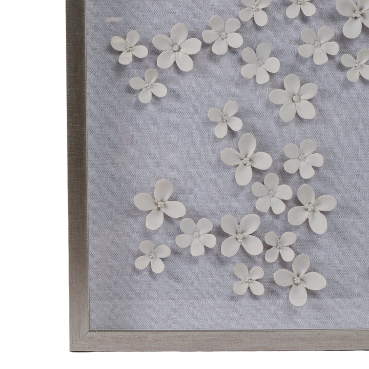 16X42 CHARNEY DIMENSIONAL FLOWER SHADOWBOX ART