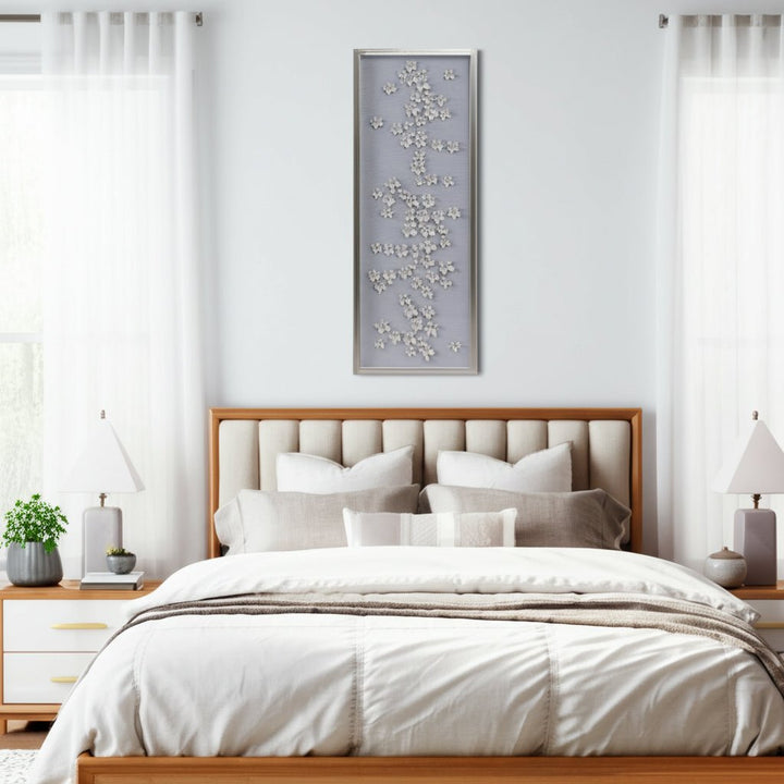 16X42 CHARNEY DIMENSIONAL FLOWER SHADOWBOX ART