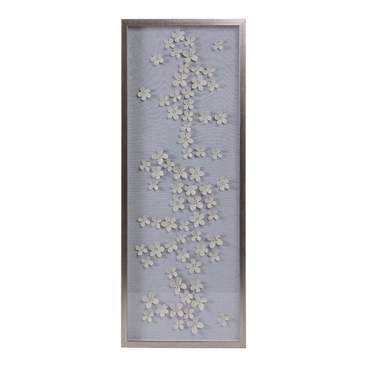 16X42 CHARNEY DIMENSIONAL FLOWER SHADOWBOX ART