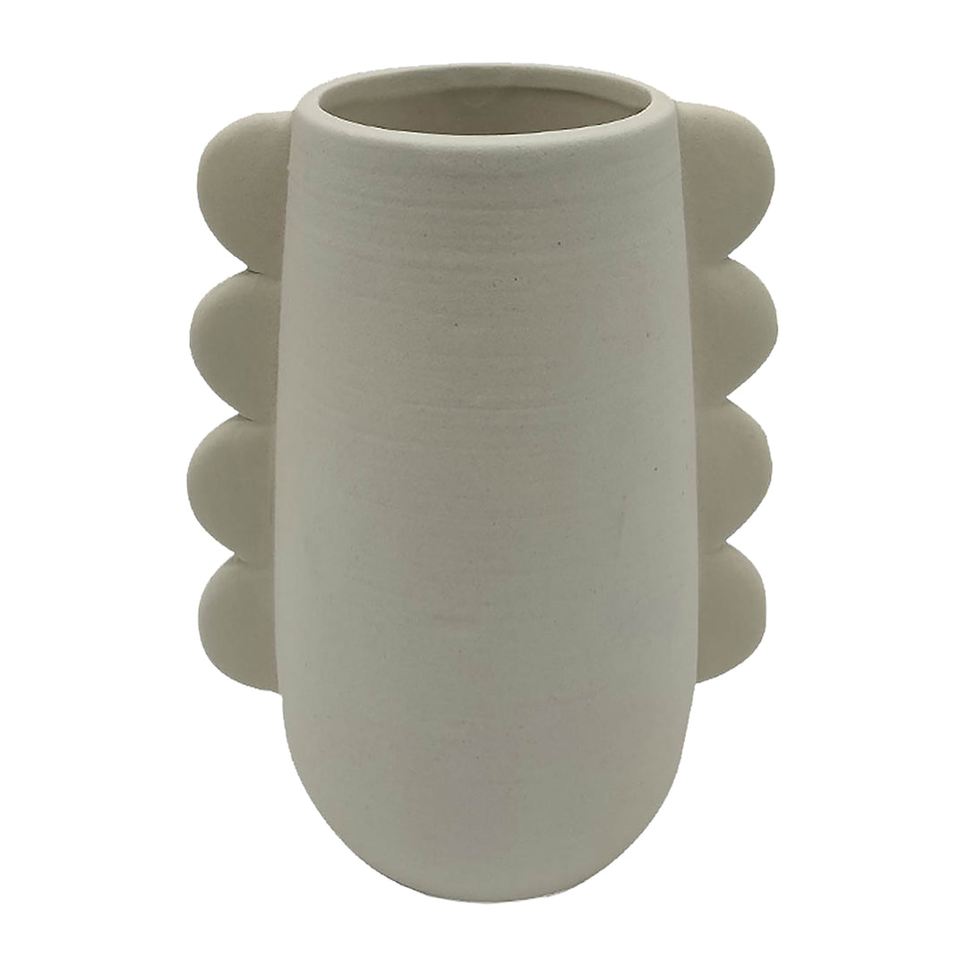 DOL, 7" EARED VASE, COTTON