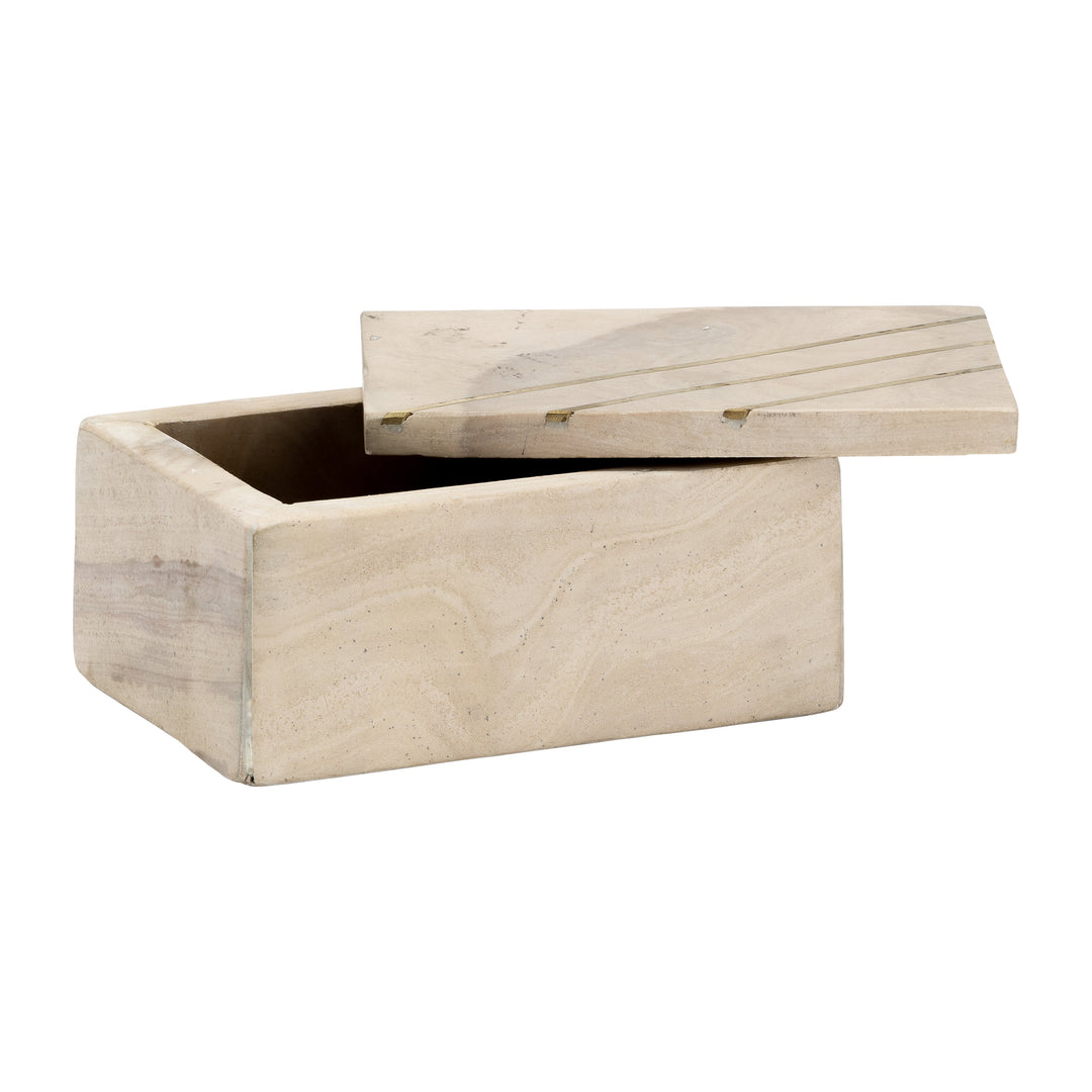 Marble Top, 19"H Coffee Table Gls Base, Bronze/Wht